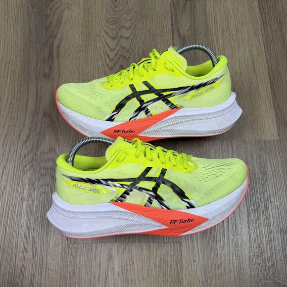 ASICS Magic Speed Shoes Mens Size 9 Yellow FF Turbo Running Sneakers 1011B875 main image 12